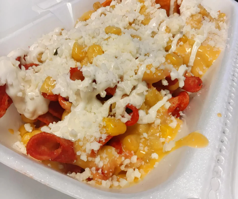 Munchie Corn - Seasoned corn snack with bold flavors and crunch