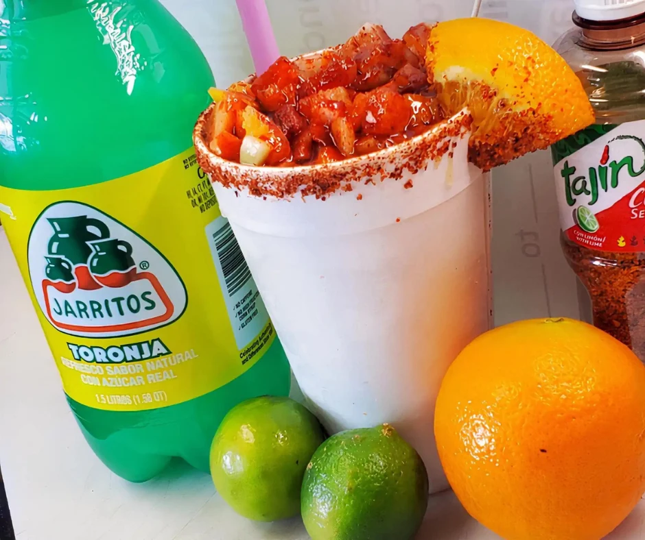 Rusa - Refreshing Mexican drink with beer, clamato, lime, and spices